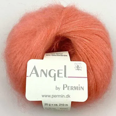 Obrázek produktu pro Angel by Permin - hedvábná příze z dětského mohéru (70/30) (105 coral)