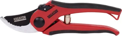 Obrázek produktu pro Univerzální zahradní nůžky Kreator Bypass 20,5 cm Nůžky na květiny s ostřím proti přilepení - zahradní nůžky Bypass z uhlíkové oceli