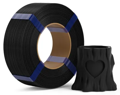 Immagine prodotto di Filamento PLA BASIC, diametro 1,75 mm, nero, 1 kg, senza bobina