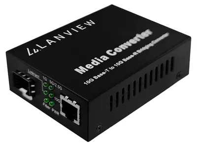 Produktbild von Lanview Medienkonverter - 10GbE, 2.5GbE, 5GbE