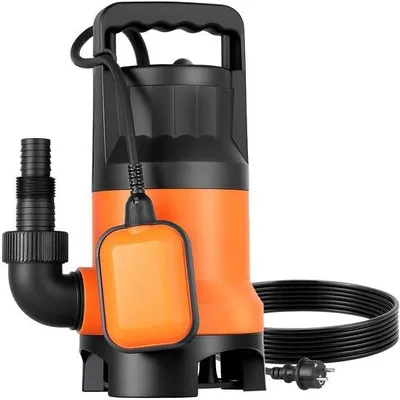 Image de Pompe submersible - pompe pour eaux sales - 650 W - débit de 15.000 l/h - interrupteur à flotteur automatique - hauteur de refoulement de 8 m - pour eaux sales et claires - pour piscine, étang et cave