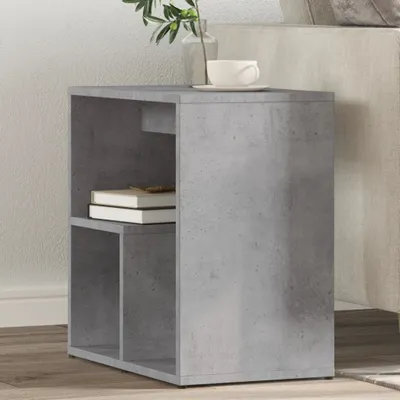 Produktbild von "Spring Sale"Beistelltisch - modernes Design - Flurtisch/Wohnzimmertisch -e 2 Stk. Betongrau 50x30x50cm Holzwerkstoff DE142851 - Konsolentische