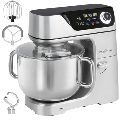 Obrázek produktu pro ProfiCook PC-KM 1338, 11 l, Hliník, Otočné, Dotyk, 7,5 kg, Nerezová ocel, 2000 W