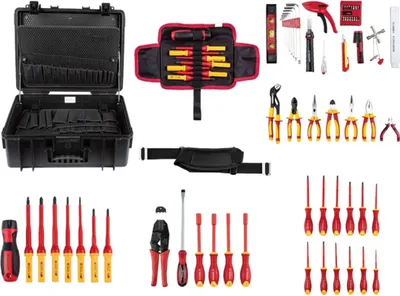 Produktbild von PARKSIDE® Elektriker Werkzeugkoffer Werkzeugset Werkzeugkiste 83-teilig