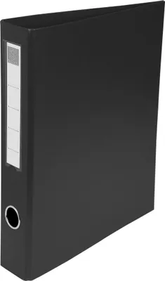 Produktbild von Exacompta 51641E 15x Ringbuch aus kaschiertem Karton, 4 Ringe 40mm, Rücken 60mm, 32x29cm für DIN A4 Maxi - Schwarz