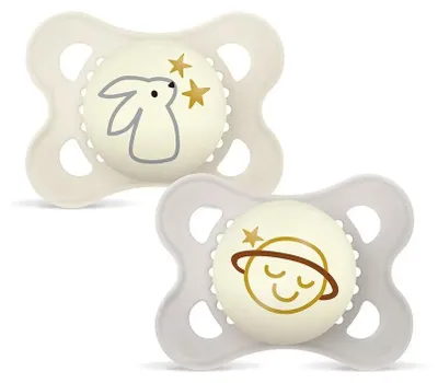 Produktbild von Mam Original Night Silk-0-6m Schnuller Durchsichtig Kinder Durchsichtig One Size