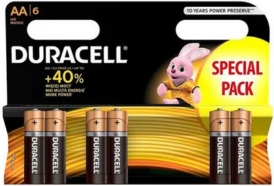 Produktbild von Duracell BASIC AA. 6ks. 1.5V - blistr
