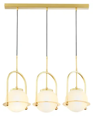 Immagine prodotto di Lampada a sospensione ROSSO in ottone 3xE27x40W in metallo, dimensioni: 93x66x23 cm, IP20, Jupiter