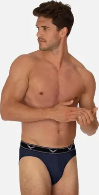 Produktbild von 2 Trigema Herren Sportslip im Doppelpack Gr. 7 ( XL)Navy 34302/2 Fb. 046