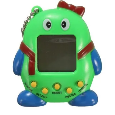 Produktbild von KIK KX9720_3 Tamagotchi Spielzeug elektronisches Spieltier grün