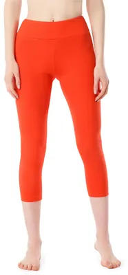 Produktbild von Merry Style Damen 3/4 Leggings aus Baumwolle MS10-430 (Orange, M)