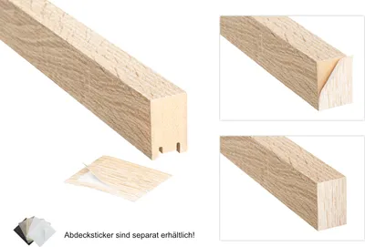 Produktbild von 2,7 Meter Lamellen MDF Holz Lamellenwand Raumteiler Top Design Wandverkleidung - !, Lamellen Farbe :Black Edition, Lamellen Typ:Muster Milana (28x19mm)