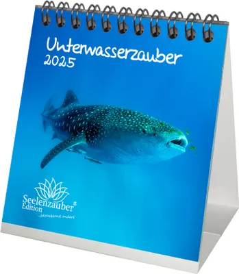 Produktbild von Unterwasserzauber Kalender für 2025 Format 10cm x 10cm Unterwasser - Seelenzauber