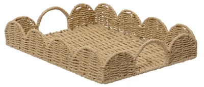 Immagine prodotto di Vassoio da portata intrecciato con bordo scanalato 7x30x40cm
