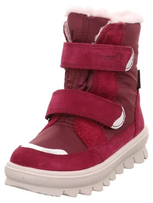 Obrázek produktu pro Superfit, dívčí zimní boty FLAVIA, zateplené, s membránou Gore-Tex, barva: červená/stříbrná, model 5000