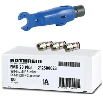 Obrázek produktu pro Kathrein ZAH 15 Plus, F-typ, Kathrein LCD 90, LCD 95 A+, LCD 111 A+, LCD 115 A+, 100 kusů, 200 mm, 245 mm, 70 mm