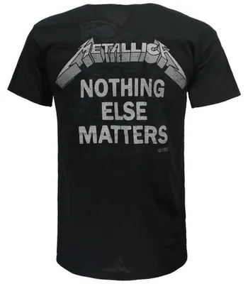 Produktbild von Metallica Nothing Else Matters T-Shirt – Offizielles Merch| Popmerch.com - M