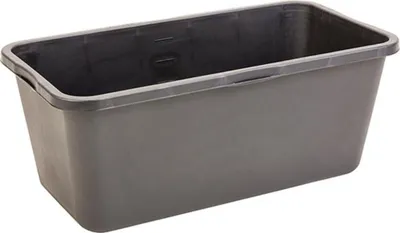 Produktbild von Toolland HED100060N, Bauwanne, Rechteckig, Schwarz, 65 l, 725 mm, 385 mm