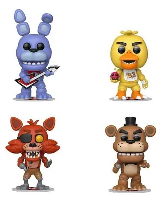 Productafbeelding van POP-set met 4 figuren van bekende personages bij Freddys