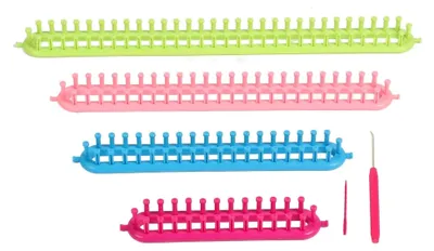 Imagen del producto de Kit de 6 piezas de plástico para proyectos de manualidades con punto