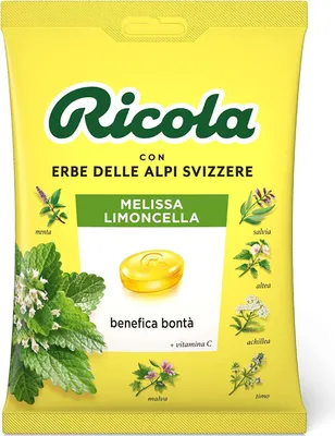 Produktbild von 3x Ricola Melissa Limoncella bonbon mit Zitrone und Menthol ohne zucker 70g