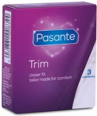 Produktbild von Pasante Trim, Männliches Kondom, weich, Natürlich/Natur, Latex, 49 mm, 180 mm