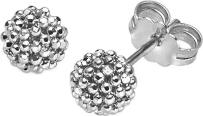 Himbeer-Ohrstecker-Kugel-6mm-585-Wessgold