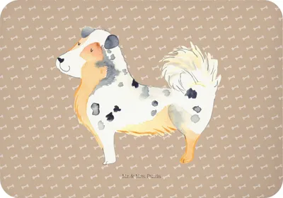 Produktbild von Mr. & Mrs. Panda magnet Hund Australien Shepherd - Hundeglück - Geschenk, Familienhund, Spruch, Sprüche, whiteboardmagnet, Kühlschrankmagnet, zettelhalter, Notizhalter