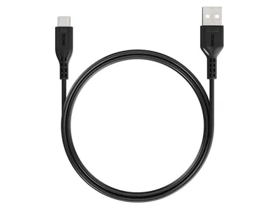 Produktbild von Tronic Lade- und Datenkabel USB Typ A auf C Schwarz