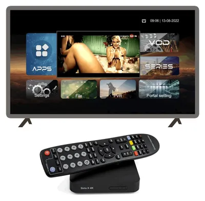 Produktbild von Golden Interstar Beta X 4K Ultra HD Linux OTT IP Box HD Receiver PVR Ready