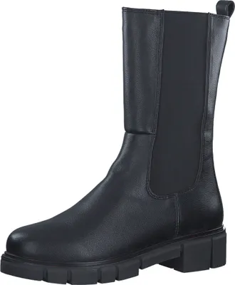 Produktbild von MARCO TOZZI Damen Stiefelette Chelsea Boot Stretch Profilsohle 2-25410-41, Größe:40 EU, Farbe:Schwarz