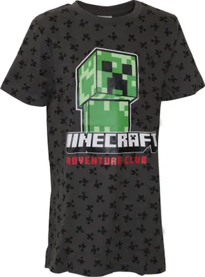 Produktbild von Minecraft - T-Shirt, Rundum bedruckt für Kinder NS6001 (128) (Grau)
