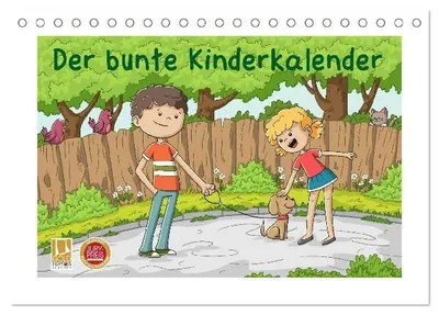 Produktbild von Der bunte Kinderkalender (Tischkalender 2026 DIN A5 quer), CALVENDO Monatskalender