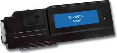 Produktbild von OBV Kompatibel 593-BBBT Toner passend für Dell C2660 C2660dn C2665dnf - cyan 4000 Seiten