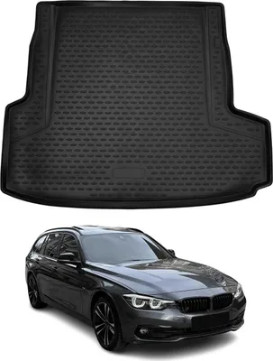 Produktbild von Kofferraummatte Kofferraumwanne für BMW 3er 2015-2021 Gummi TPE Schwarz