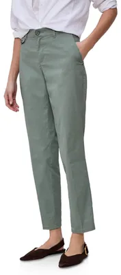 Zdjęcie produktu dla Spodnie typu chino Street One, model Casual Fit, wykonane z miększej tkaniny, kolor: ciemny miętowy, rozmiar: 38