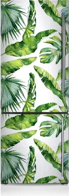 Produktbild von Kühlschrankfolie Aufkleber Kühlschrankmagnete Dekoration Kühlschrankfolie 60x190 cm - Verlässt den Dschungel