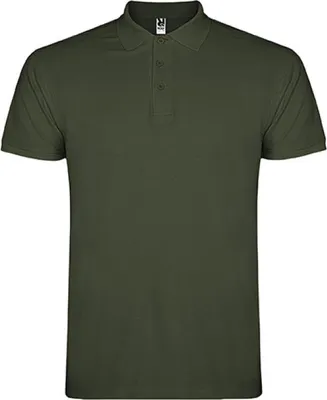 Produktbild von Roly PO6638 | Herren Star Poloshirt, Piqué - Farbe: Venture Green 152 - Größe: M