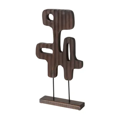 Image de Sculpture Estran en bois marron foncé