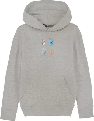 Produktbild von Mr. & Mrs. Panda Kinderpullover Big Band 12-14 Jahre (152/164) - Heather Grey - Geschenk, Delfin, Hoodie, Pinguin, Kapuzenpullover, Sweater, Lustige Sprüche, Sweatshirt