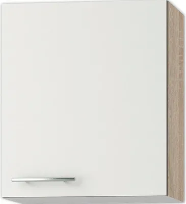 Produktbild von Optifit Hängeschrank Dakar286 BxTxH 50 x 34,6 x 57,6 cm weiß glänzend zerlegt Anschlag reversibel KUDK O506-9+