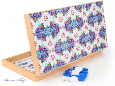 Image de Magnifique motif de carreaux de jeu Backgammon / Tavla
