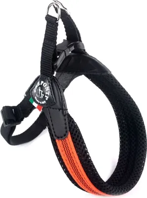 Produktbild von Tre Ponti TFP260 Easy Fit Soft Mesh Fluo Pop mit verstellbarem Bauchgurt und Click-Verschluss orange