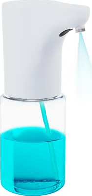 Image de Distributeur automatique de savon Promedix pour savons liquides, liquides désinfectants, 300ml, 4xAA, blanc, PR-540 W