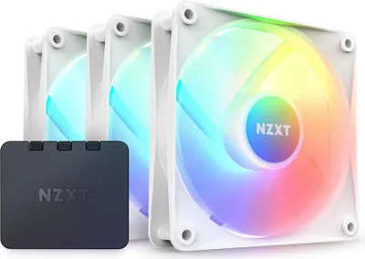 Immagine prodotto di NZXT F120 Core RGB Ventola per computer 12 cm Bianco 3 pz