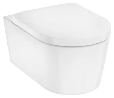 Productafbeelding van Hansgrohe EluPura S wandclosetset 540 AquaFall spoelsysteem met toiletzitting met SoftClose en QuickRelease