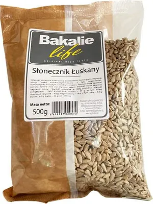 SŁONECZNIK ŁUSKANY 500G BAKALIE LIFE