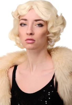 Produktbild von WIG ME UP Perücke 20er Jahre Platinblond Modell: A4002