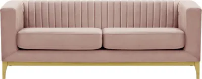Produktbild von SLF24 - Dreisitzer-Sofa Slender Wood - helllila - Velluto 14