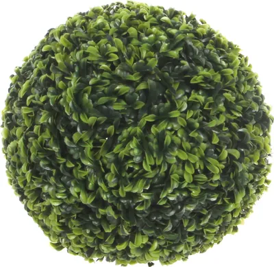 Produktbild von Mica Decorations Teepflanzenkugel Kunstpflanze für den Außenbereich - Ø27 cm - Grün